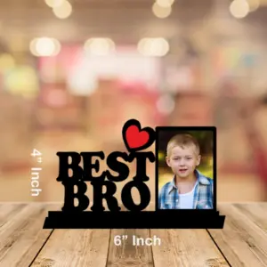 4x6 Inch MDF Photo Frame - Best Bro