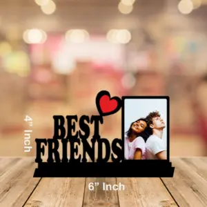 4x6 Inch MDF Photo Frame - Best Friends