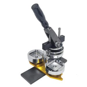 50mm square badge making machine heavy duty manual press