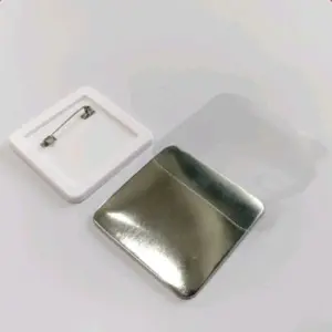50x50mm square badge raw material set