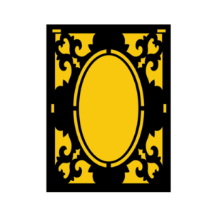 6x8 Inch MDF with Warm White Light LED Photo Frame - Oval