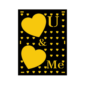 6x8 inch MDF LED photo frame with warm white light for PVC sublimation printing blank