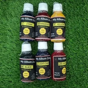 6 color sublimation ink set CMYK LC LM 100ml bottles for Epson printers