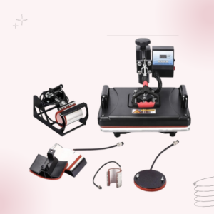 5-in-1 Heat Press Machine Combo | T-Shirt, Mug (11oz & 6oz), Plate & Cap Printing Machine